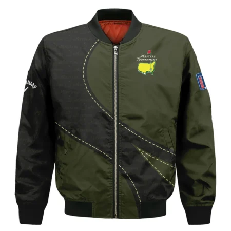 Pattern Military Green Masters Tournament Callaway Bomber Jacket Style Classic Bomber Jacket