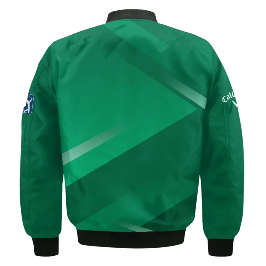 Callaway Masters Tournament Golf Bomber Jacket Green Gradient Pattern Sports All Over Print Bomber Jacket