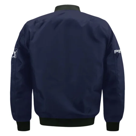 Ping 2024 PGA Championship Golf Bomber Jacket Sports Dark Blue White All Over Print Bomber Jacket