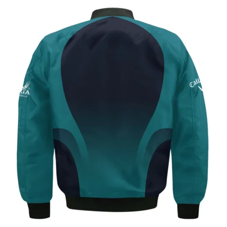 2024 PGA Championship Callaway Golf Bomber Jacket Dark Cyan Very Dark Blue Gradient Golf Sports All Over Print Bomber Jacket