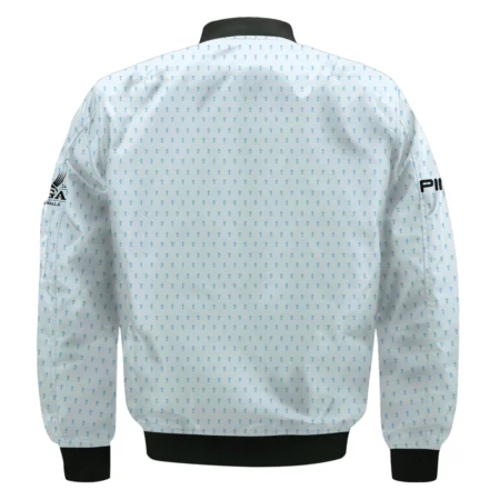 2024 PGA Championship Ping Golf Bomber Jacket Light Blue Pastel Golf Cup Pattern All Over Print Bomber Jacket