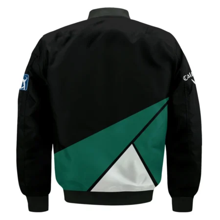 Golf Masters Tournament Callaway Bomber Jacket Black And Green Golf Sports All Over Print Bomber Jacket