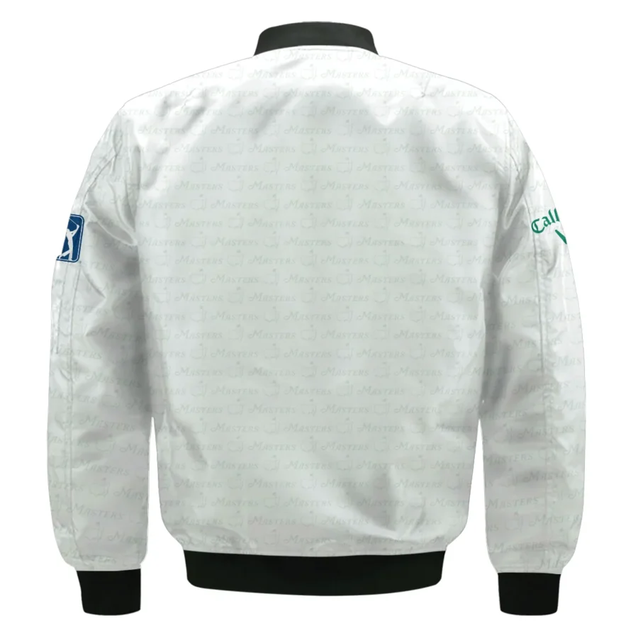 Pattern Masters Tournament Callaway Bomber Jacket White Green Sport Love Clothing Bomber Jacket