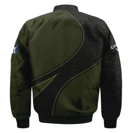 Pattern Military Green Masters Tournament Callaway Bomber Jacket Style Classic Bomber Jacket