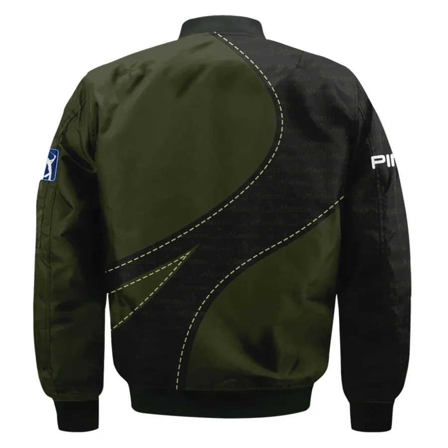 Pattern Military Green Masters Tournament Ping Bomber Jacket Style Classic Bomber Jacket