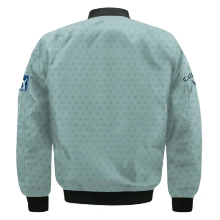 Golf Pattern Masters Tournament Callaway Bomber Jacket Cyan Pattern All Over Print Bomber Jacket