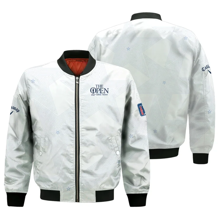 152nd The Open Championship Golf Callaway Bomber Jacket Stars White Navy Golf Sports All Over Print Bomber Jacket