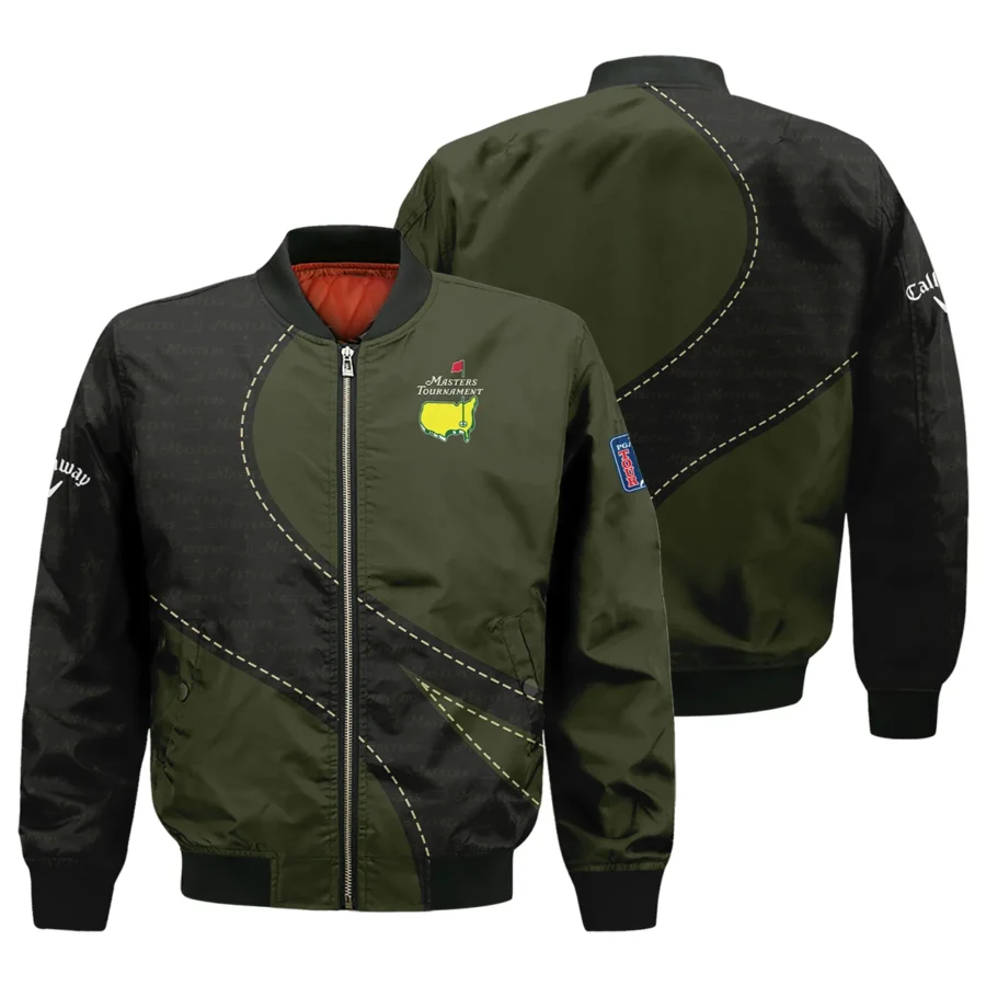 Pattern Military Green Masters Tournament Callaway Bomber Jacket Style Classic Bomber Jacket