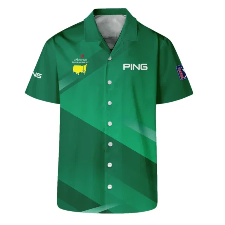 Ping Masters Tournament Golf Zipper Hoodie Shirt Green Gradient Pattern Sports All Over Print Zipper Hoodie Shirt