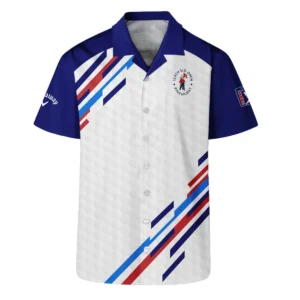 Golf Sport Ping 124th U.S. Open Pinehurst Polo Shirt Blue Red Golf Pattern White All Over Print Polo Shirt For Men