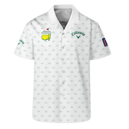 Masters Tournament Golf Sport Callaway Zipper Hoodie Shirt Sports Cup Pattern White Green Zipper Hoodie Shirt