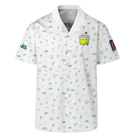 Golf Sport Masters Tournament Ping Hoodie Shirt Sports Augusta Icons Pattern White Green Hoodie Shirt