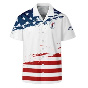 124th U.S. Open Pinehurst Special Version Callaway Bomber Jacket Blue Red White Color Bomber Jacket