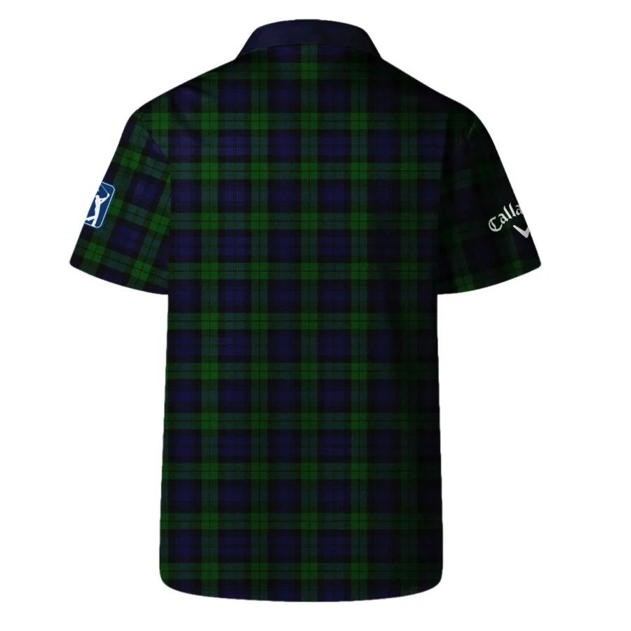 Masters Tournament Callaway Golf Hawaiian Shirt Sports Green Purple Black Watch Tartan Plaid All Over Print Oversized Hawaiian Shirt