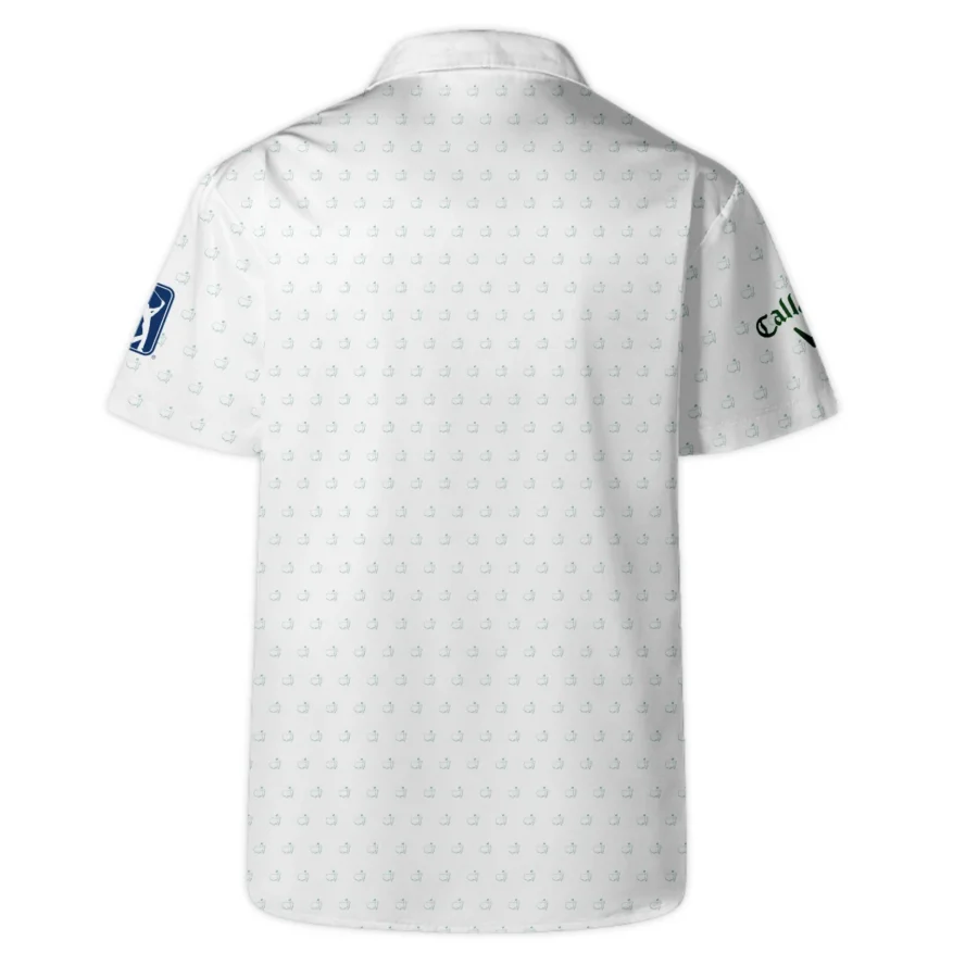 Masters Tournament Golf Callaway Hawaiian Shirt Logo Pattern White Green Golf Sports All Over Print Oversized Hawaiian Shirt