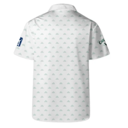Golf Masters Tournament Callaway Hawaiian Shirt Cup Pattern White Green Golf Sports All Over Print Oversized Hawaiian Shirt