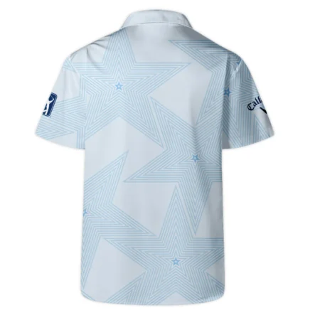 Golf 124th U.S. Open Pinehurst Callaway Hawaiian Shirt Stars Light Blue Golf Sports All Over Print Oversized Hawaiian Shirt