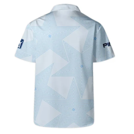 Golf 124th U.S. Open Pinehurst Ping Hawaiian Shirt Stars Light Blue Golf Sports All Over Print Oversized Hawaiian Shirt