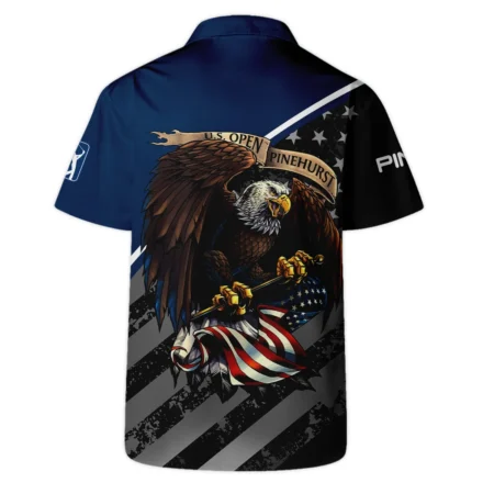 Special Version 124th U.S. Open Pinehurst Ping Hawaiian Shirt Color Blue Eagle USA  Oversized Hawaiian Shirt