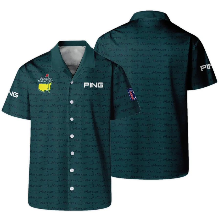 Pattern Dark Green Masters Tournament Ping Hawaiian Shirt Color Green Oversized Hawaiian Shirt