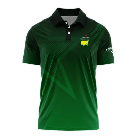 Masters Tournament Callaway Star Dark Green Pattern Polo Shirt Style Classic Polo Shirt For Men