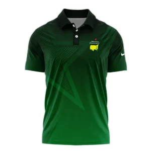 Masters Tournament Nike Star Dark Green Pattern Zipper Polo Shirt Style Classic Zipper Polo Shirt For Men