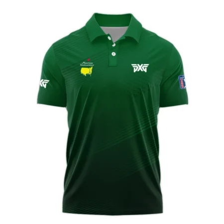 Masters Tournament Stripe Gradient Dark Green Abstract Pattern Parsons Xtreme Golf Polo Shirt Style Classic Polo Shirt For Men