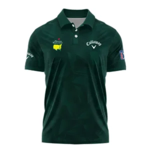 Masters Tournament Ping Pattern Sport Jersey Dark Green Vneck Long Polo Shirt Style Classic Long Polo Shirt For Men