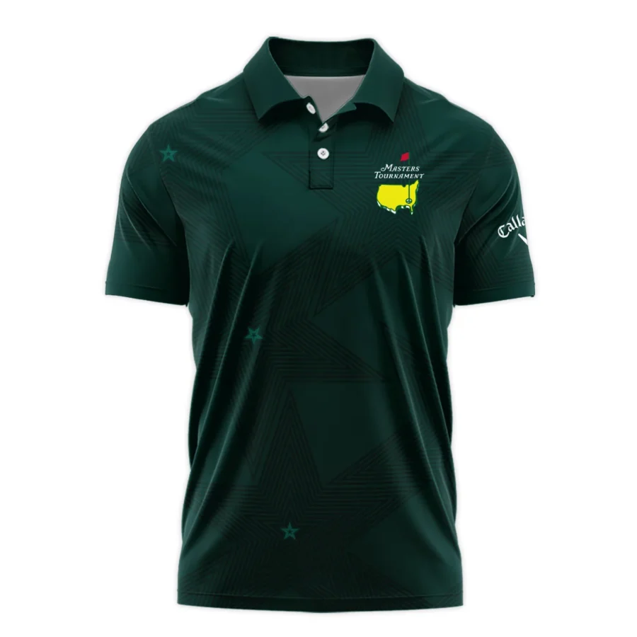 Stars Dark Green Golf Masters Tournament Callaway Polo Shirt Style Classic Polo Shirt For Men