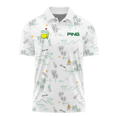 Island Seamless Pattern Golf Masters Tournament Ping Polo Shirt Style Classic Polo Shirt For Men