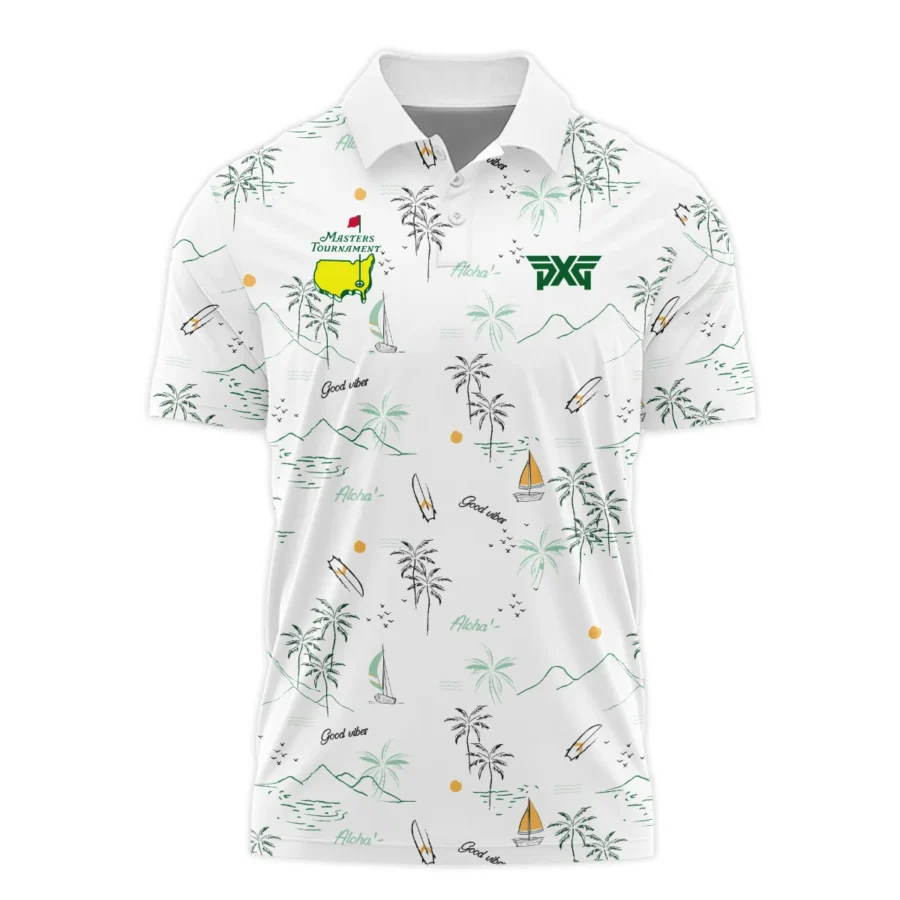 Island Seamless Pattern Golf Masters Tournament Polo Shirt Style Classic Polo Shirt For Men