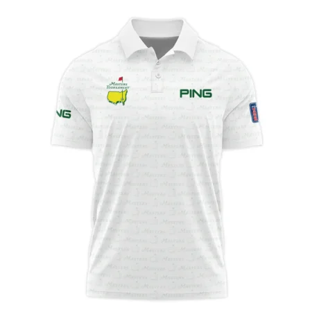 Golf Pattern Cup White Mix Green Masters Tournament Ping Polo Shirt Style Classic Polo Shirt For Men