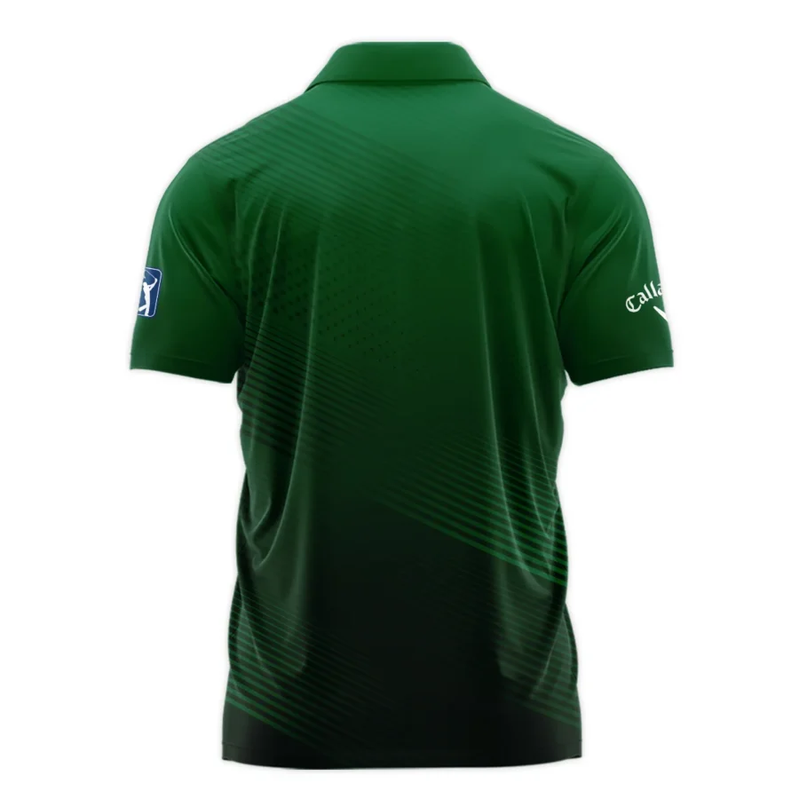 Masters Tournament Stripe Gradient Dark Green Abstract Pattern Callaway Polo Shirt Style Classic Polo Shirt For Men