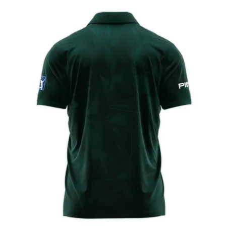 Dark Green Abstract Sport Masters Tournament Ping Polo Shirt Style Classic Polo Shirt For Men