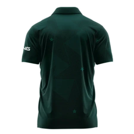 Stars Dark Green Golf Masters Tournament Ping Polo Shirt Style Classic Polo Shirt For Men