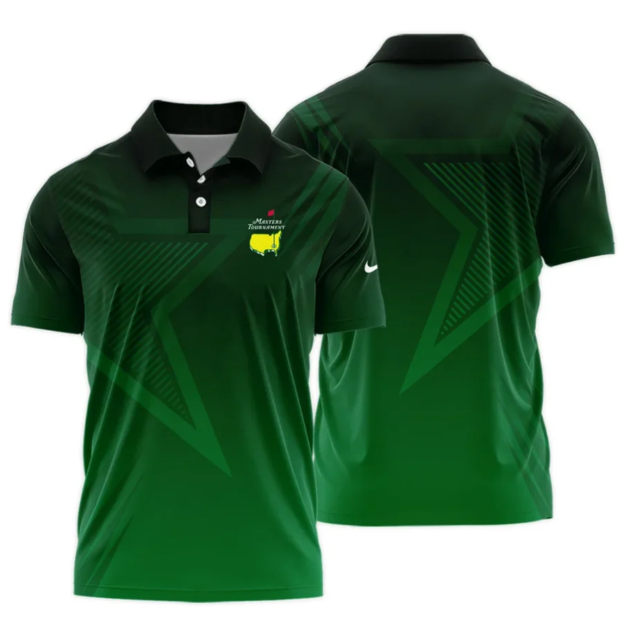 Masters Tournament Nike Star Dark Green Pattern Polo Shirt Style Classic Polo Shirt For Men