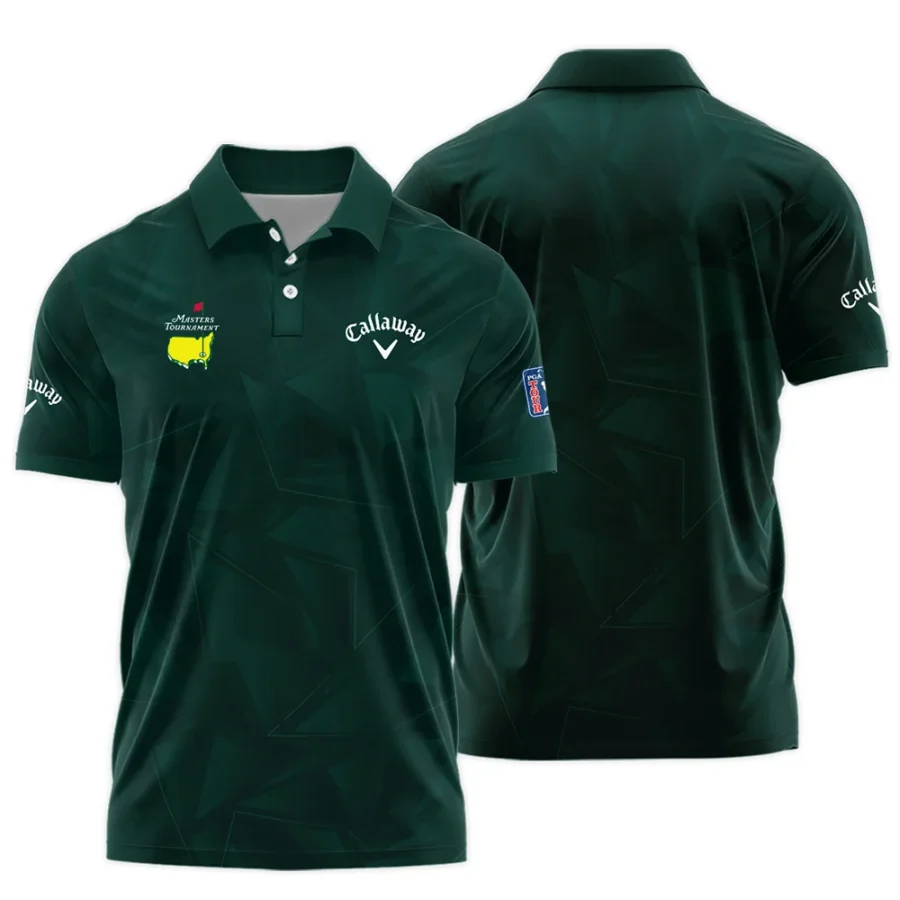 Dark Green Abstract Sport Masters Tournament Callaway Polo Shirt Style Classic Polo Shirt For Men