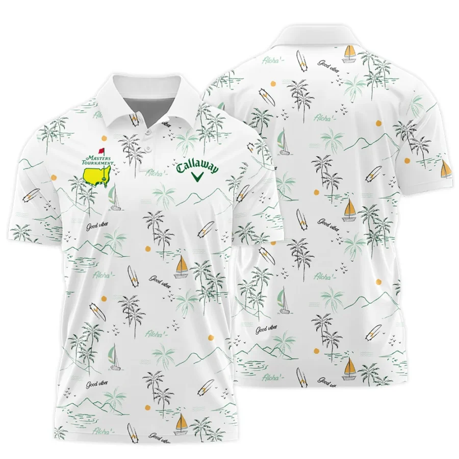 Island Seamless Pattern Golf Masters Tournament Callaway Polo Shirt Style Classic Polo Shirt For Men