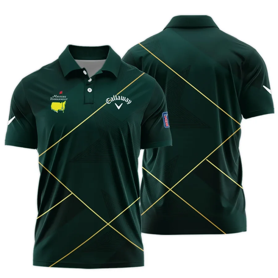 Golf Sport Dark Green Green Masters Tournament Callaway Polo Shirt Style Classic Polo Shirt For Men