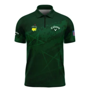 Stars Gradient Dark Green Grunge Pattern Masters Tournament Callaway Polo Shirt Style Classic Polo Shirt For Men