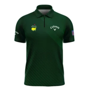 Callaway Gradient Dark Green Abstract Pattern Masters Tournament Polo Shirt Style Classic Polo Shirt For Men