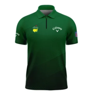 Masters Tournament Stripe Gradient Dark Green Abstract Pattern Callaway Polo Shirt Style Classic Polo Shirt For Men