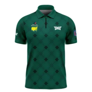 Golf Masters Tournament Green Argyle Pattern Polo Shirt Style Classic Polo Shirt For Men