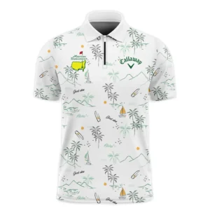 Island Seamless Pattern Golf Masters Tournament Callaway Polo Shirt Style Classic Polo Shirt For Men