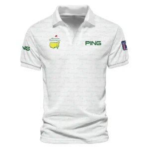 Golf Pattern Cup White Mix Green Masters Tournament Ping Vneck Long Polo Shirt Style Classic Long Polo Shirt For Men