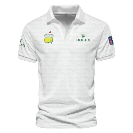 Golf Pattern Cup White Mix Green Masters Tournament Rolex Long Polo Shirt Style Classic Long Polo Shirt For Men