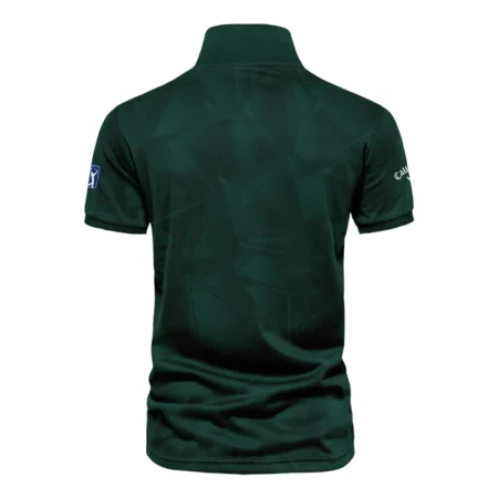 Dark Green Abstract Sport Masters Tournament Callaway Vneck Polo Shirt Style Classic Polo Shirt For Men