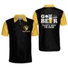 Personalized 3D Funny Golf Polo Shirts for Men Back Nines Matter Lightweight America Golf Polos Gifts Idea for Men GOLF