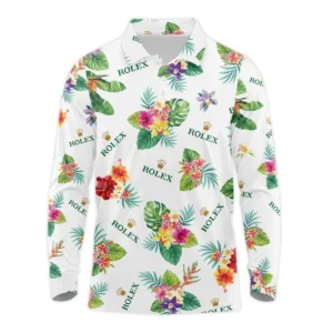 Rolex Hawaiian Flower Hoodie Shirt Style Classic Hoodie Shirt