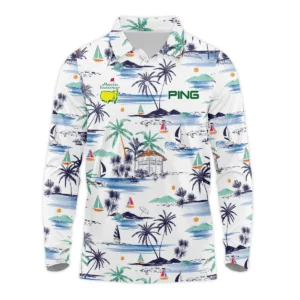 Artistic Seamless Summer Island Pattern Masters Tournament Ping Hoodie Shirt Style Classic Hoodie Shirt